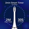 Electric Toothbrush Sonic Toothbrush, 5 Cleaning Modes for Dental Care, Screen Display, Gift Man/Woman, 4 Replacement Heads