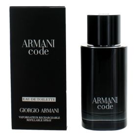 Armani Code by Giorgio Armani (Option: 2.5 oz Eau De Toilette Refillable Spray for Men)